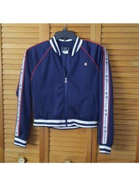 Champion Baseball Track Jacket Size Medium